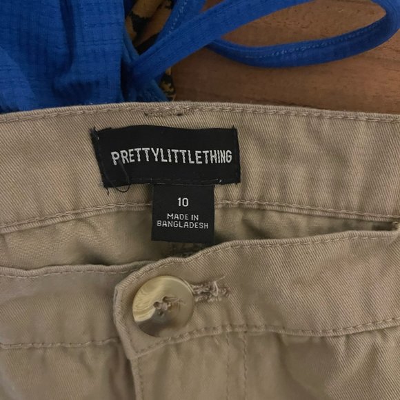 PLT Low Rise Tan Cargo Pants - Picture 12 of 16